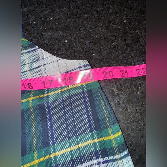 UEC J. CREW Highland Tartan Tie-Neck Halter Top Blouse SZ 10 - Picture 11 of 11